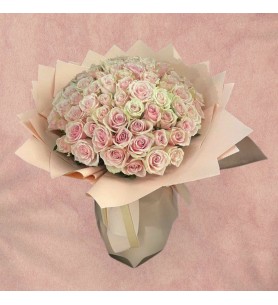 Bouquet of 61 Pink Roses